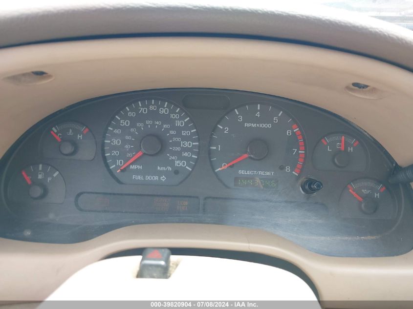 2003 Ford Mustang Gt VIN: 1FAFP45X83F371319 Lot: 39820904