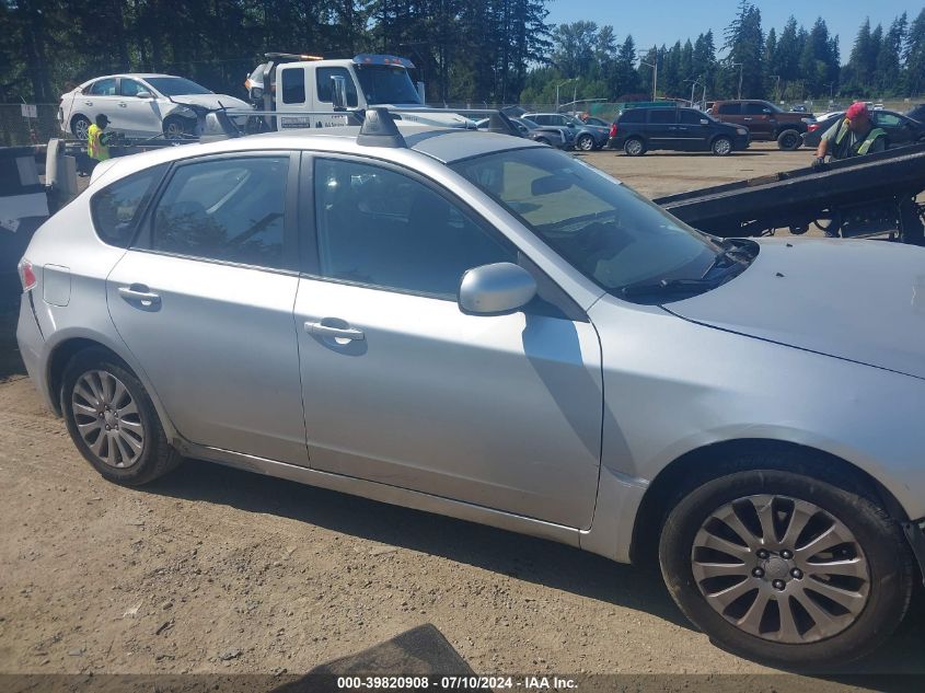 2008 Subaru Impreza 2.5I VIN: JF1GH61608H810339 Lot: 39820908