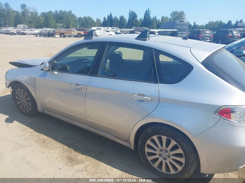 2008 Subaru Impreza 2.5I VIN: JF1GH61608H810339 Lot: 39820908