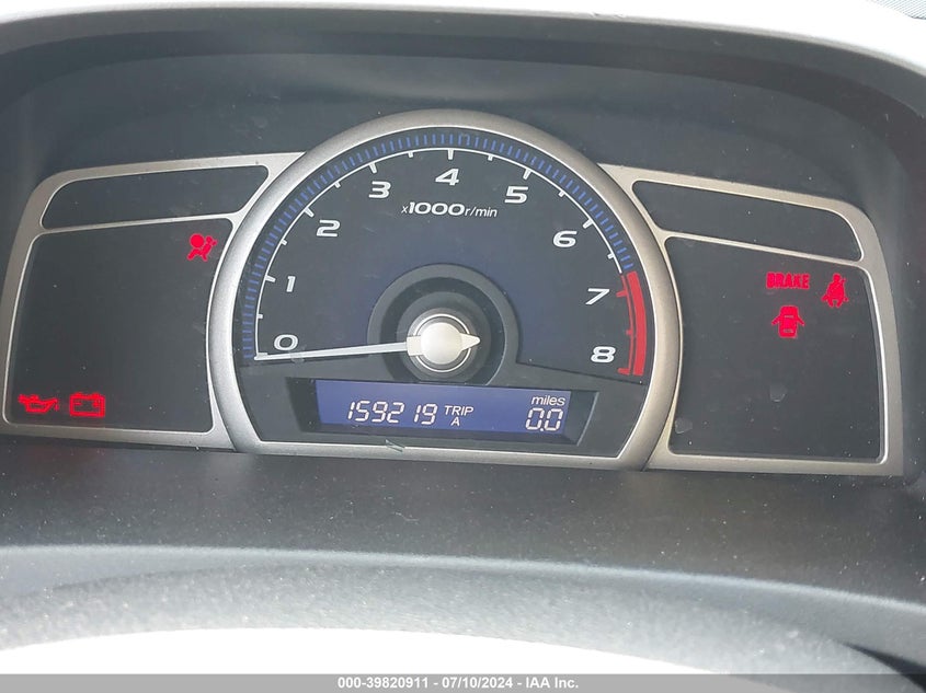 2009 Honda Civic Dx VIN: 1HGFA15229L013188 Lot: 39820911