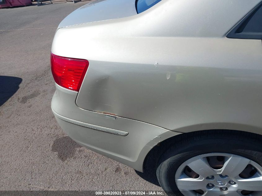 2010 Hyundai Sonata Gls VIN: 5NPET4AC1AH649274 Lot: 39820923