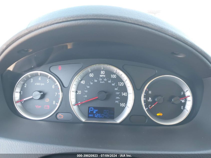 2010 Hyundai Sonata Gls VIN: 5NPET4AC1AH649274 Lot: 39820923