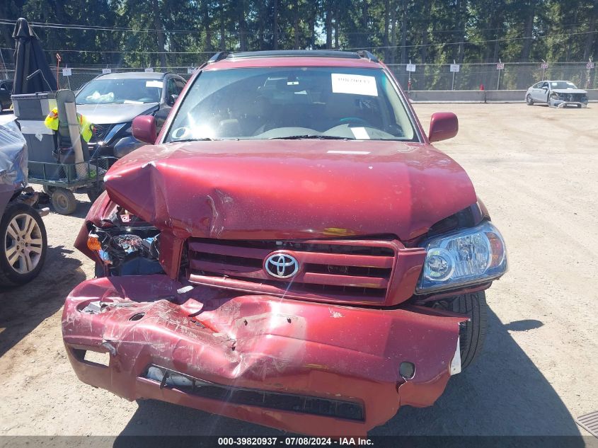 2004 Toyota Highlander Limited V6 VIN: JTEEP21AX40062172 Lot: 39820937