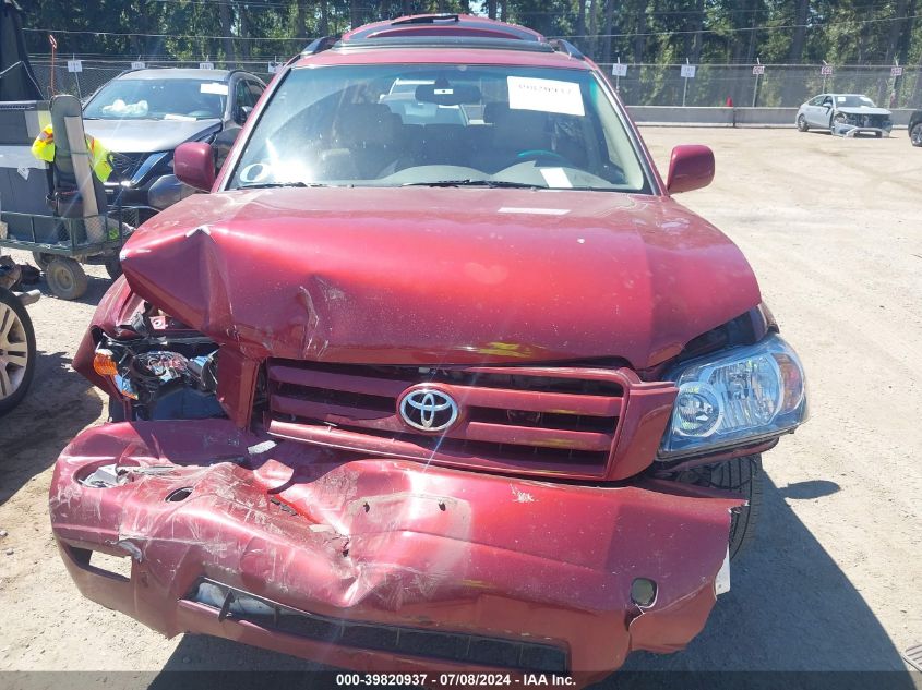 2004 Toyota Highlander Limited V6 VIN: JTEEP21AX40062172 Lot: 39820937