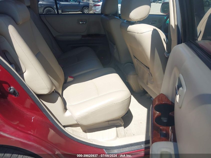 2004 Toyota Highlander Limited V6 VIN: JTEEP21AX40062172 Lot: 39820937