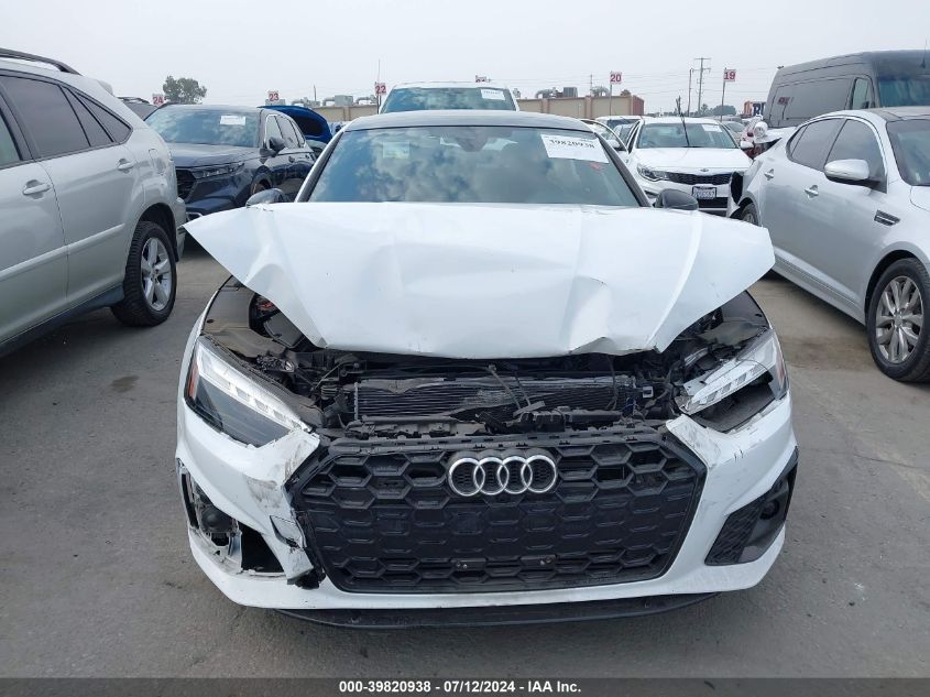 2021 Audi S5 Sportback Premium Plus Tfsi Quattro Tiptronic VIN: WAUC4CF58MA041883 Lot: 39820938