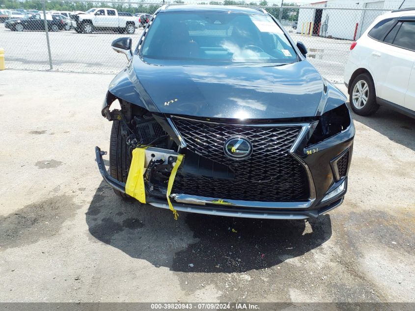 2021 Lexus Rx 350 F Sport Handling VIN: 2T2YZMDA6MC267721 Lot: 39820943