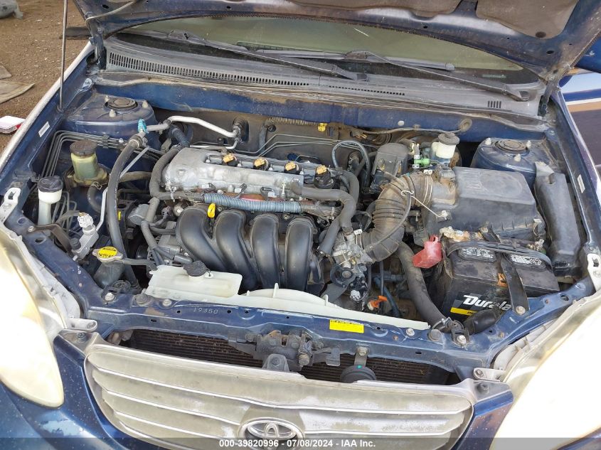 2003 Toyota Corolla Le VIN: 1NXBR32EX3Z131874 Lot: 39820996