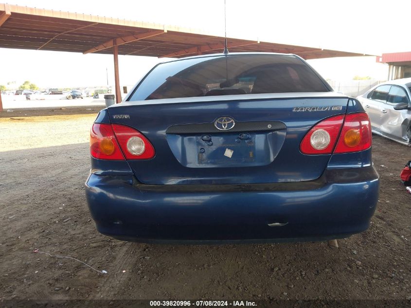 2003 Toyota Corolla Le VIN: 1NXBR32EX3Z131874 Lot: 39820996