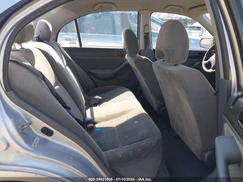 2004 Honda Civic Vp VIN: 2HGES16374H574220 Lot: 39821005