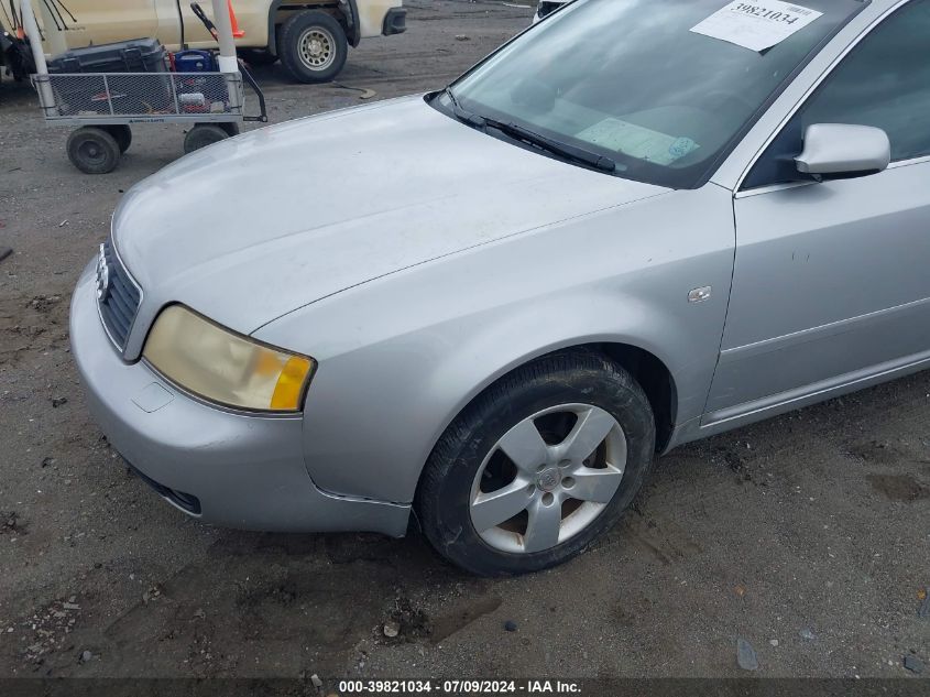 2003 Audi A6 3.0 VIN: WAULT64B63N027811 Lot: 39821034