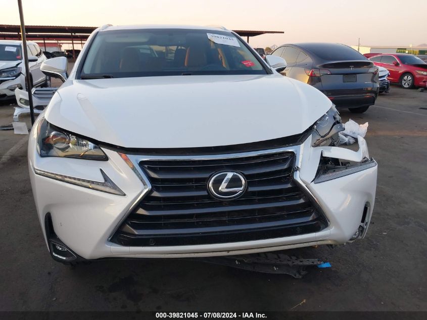 2016 Lexus Nx 200T VIN: JTJBARBZ5G2067436 Lot: 39821045