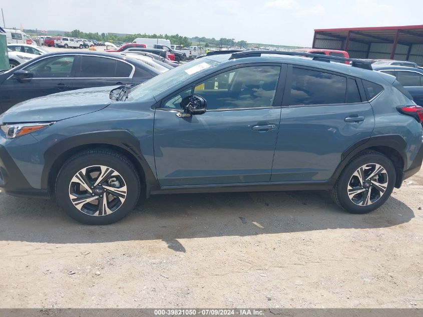 2024 Subaru Crosstrek Premium VIN: JF2GUADCXR8276523 Lot: 39821050