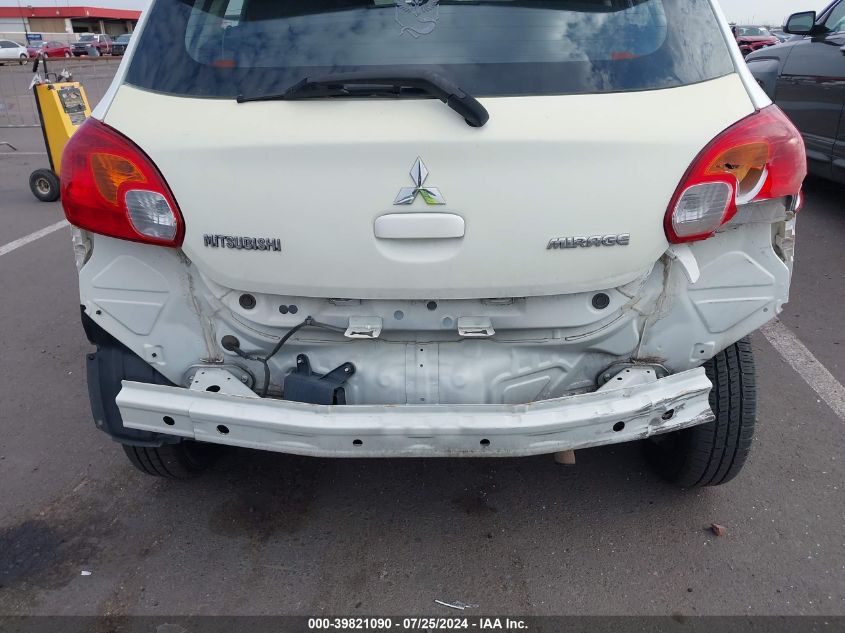 2015 Mitsubishi Mirage De VIN: ML32A3HJ8FH040702 Lot: 39821090