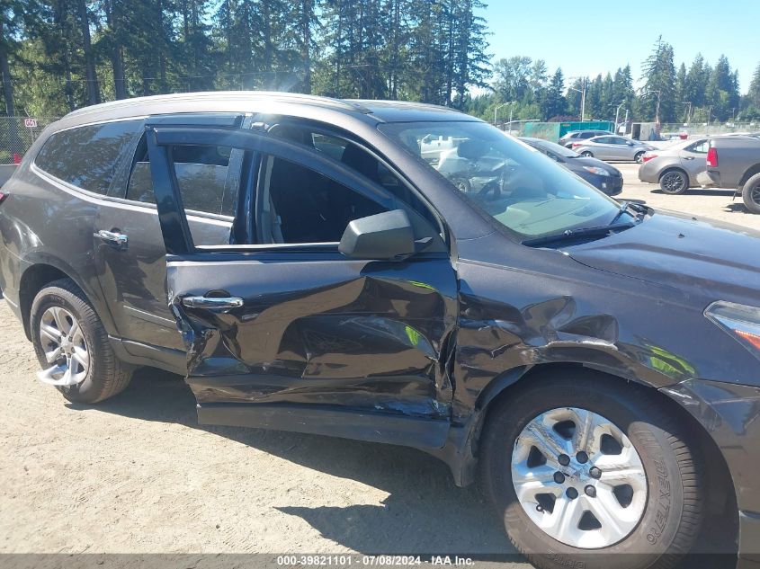 2016 Chevrolet Traverse Ls VIN: 1GNKRFKDXGJ331567 Lot: 39821101