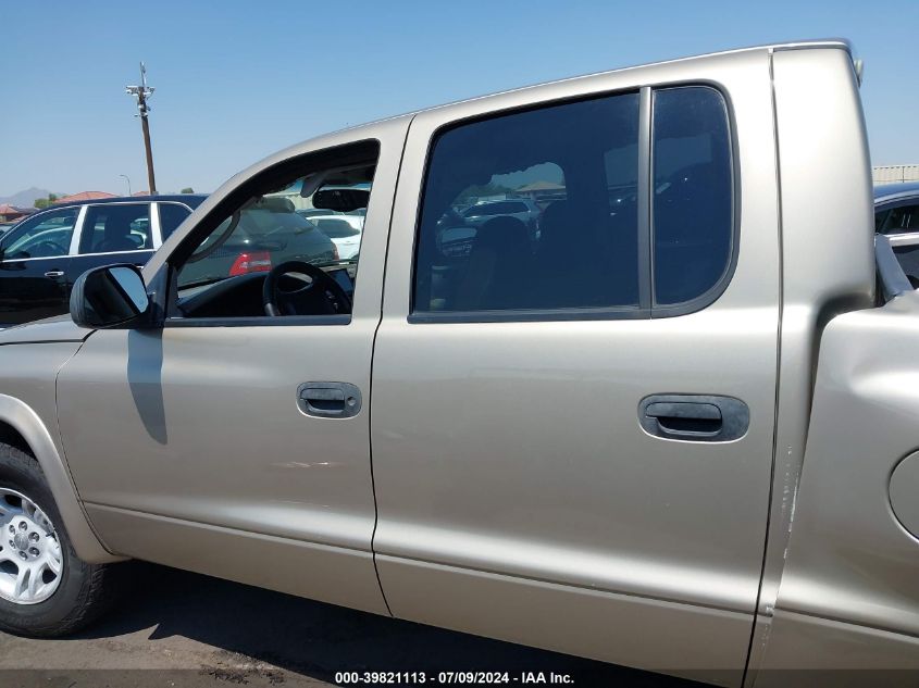 2004 Dodge Dakota Quad Slt VIN: 1D7HL48N14S584572 Lot: 39821113