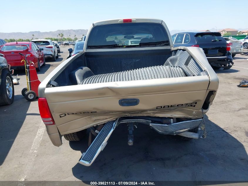 2004 Dodge Dakota Quad Slt VIN: 1D7HL48N14S584572 Lot: 39821113