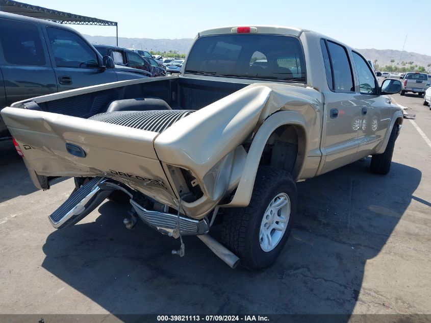 2004 Dodge Dakota Quad Slt VIN: 1D7HL48N14S584572 Lot: 39821113