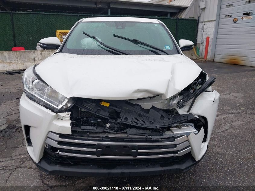 2019 Toyota Highlander Le VIN: 5TDBZRFH4KS952015 Lot: 39821118