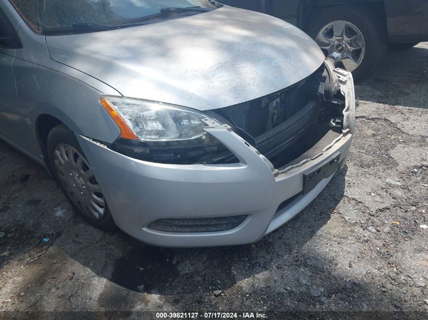 2013 Nissan Sentra Sv VIN: 3N1AB7AP5DL705438 Lot: 39821127