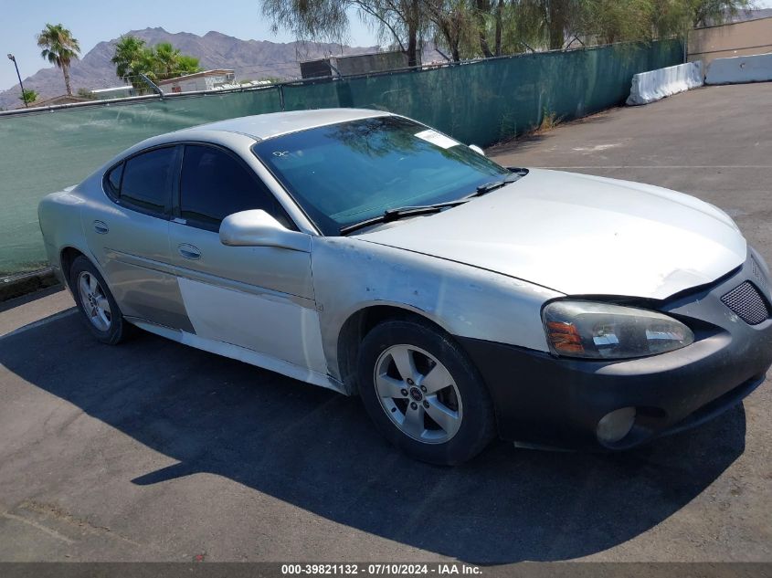 2006 Pontiac Grand Prix VIN: 2G2WP552261188910 Lot: 39821132