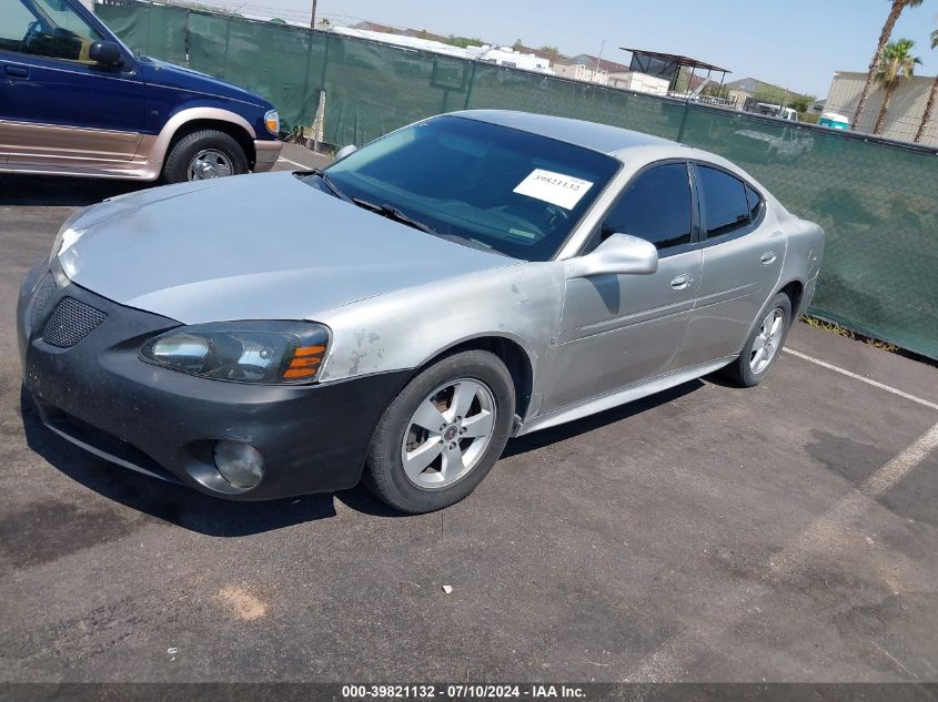 2006 Pontiac Grand Prix VIN: 2G2WP552261188910 Lot: 39821132