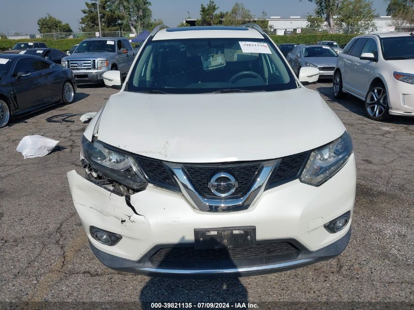 2015 Nissan Rogue Sl VIN: 5N1AT2MT3FC889858 Lot: 39821135