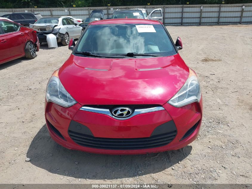 2013 Hyundai Veloster VIN: KMHTC6AD3DU101178 Lot: 39821137