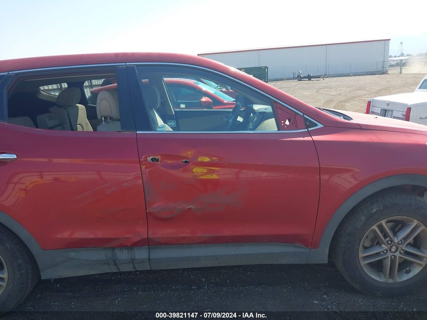 2017 Hyundai Santa Fe Sport 2.4L VIN: 5XYZTDLB3HG443803 Lot: 39821147