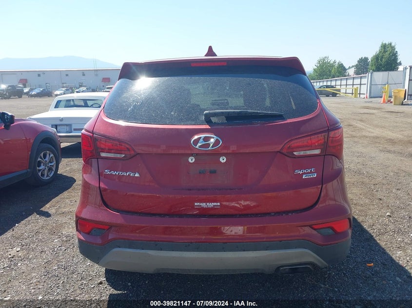 2017 Hyundai Santa Fe Sport 2.4L VIN: 5XYZTDLB3HG443803 Lot: 39821147