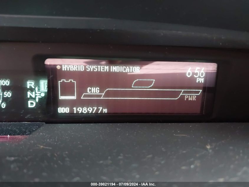 2010 Toyota Prius Ii VIN: JTDKN3DUXA0234477 Lot: 39821194