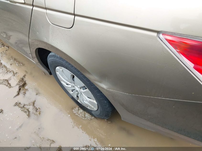 2010 Honda Accord 2.4 Lx VIN: 1HGCP2F3XAA100285 Lot: 39821223