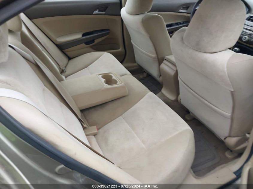 2010 Honda Accord 2.4 Lx VIN: 1HGCP2F3XAA100285 Lot: 39821223