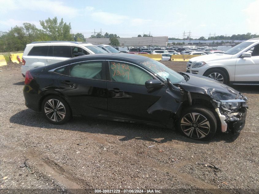 2018 Honda Civic Ex-T VIN: JHMFC1F38JX043579 Lot: 39821229