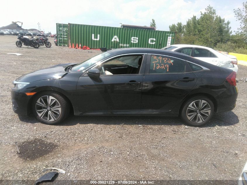 2018 Honda Civic Ex-T VIN: JHMFC1F38JX043579 Lot: 39821229