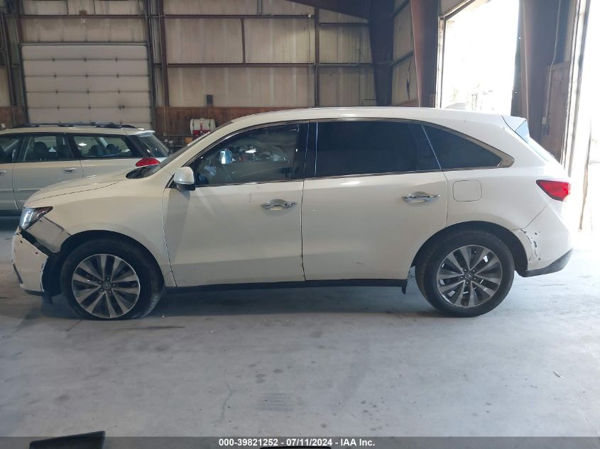 2016 Acura Mdx Technology Acurawatch Plus Packages/Technology Package VIN: 5FRYD4H42GB040113 Lot: 39821252