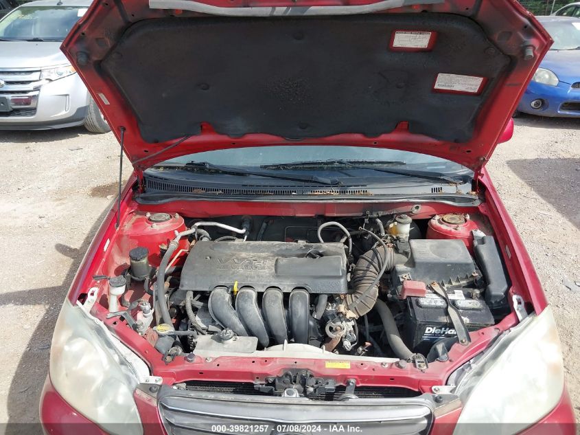 2003 Toyota Corolla S VIN: 2T1BR32E93C001618 Lot: 39821257