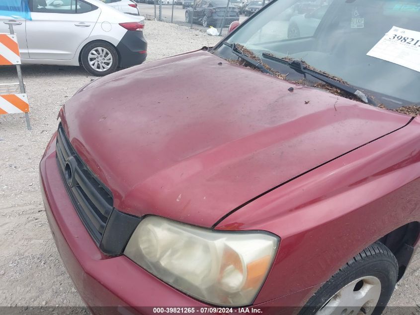 2006 Toyota Highlander Limited V6 VIN: JTEEP21A460171245 Lot: 39821265