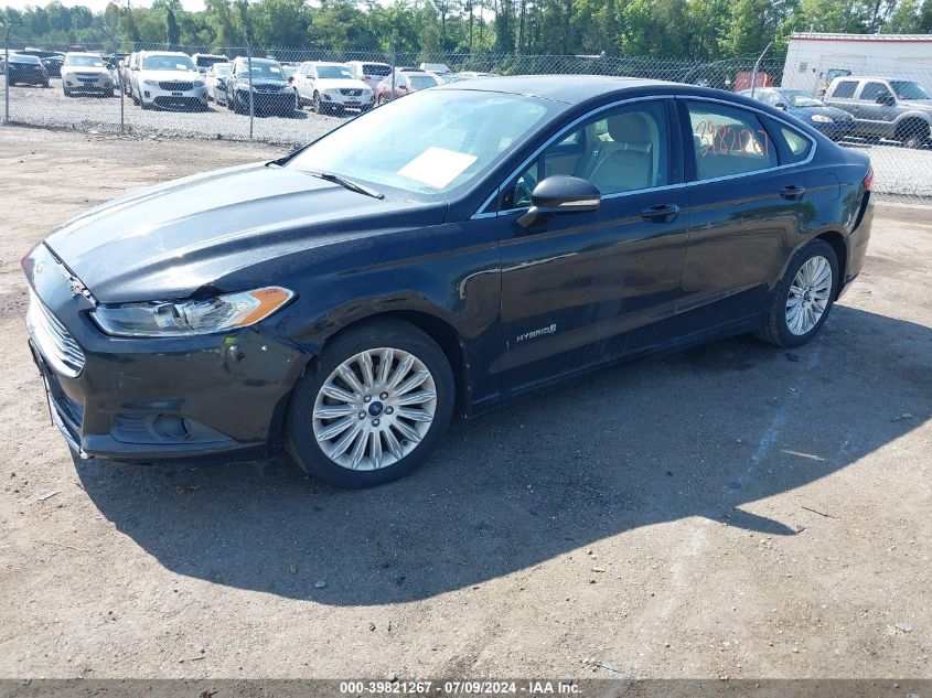 2013 Ford Fusion Hybrid Se VIN: 3FA6P0LU1DR147105 Lot: 39821267