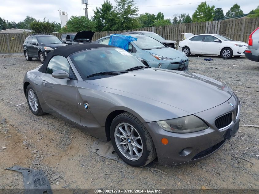 2005 BMW Z4 2.5I VIN: 4USBT335X5LS57336 Lot: 39821273
