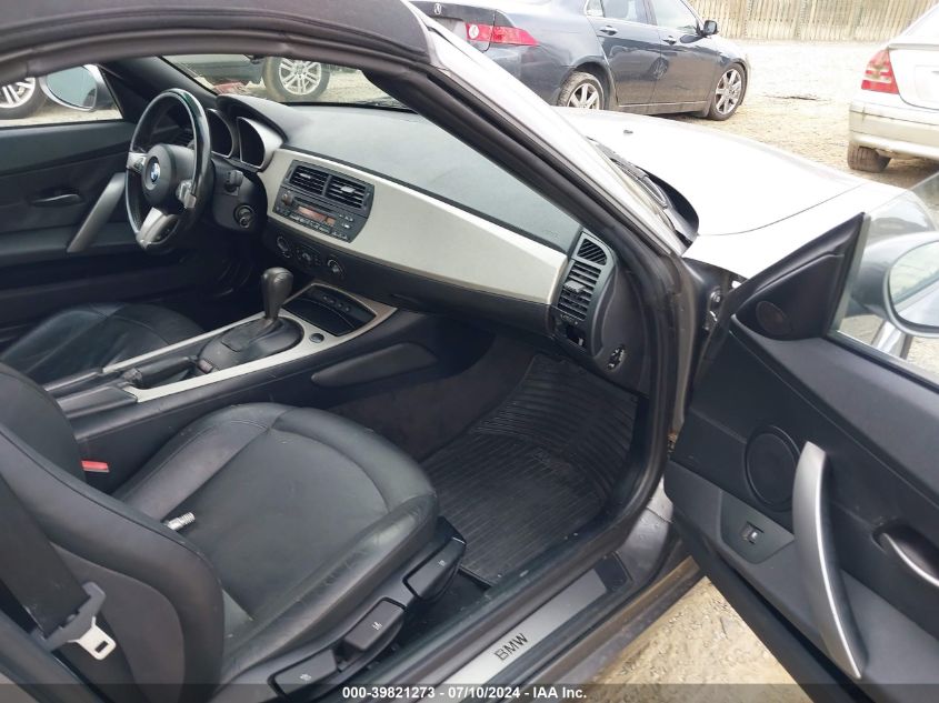 2005 BMW Z4 2.5I VIN: 4USBT335X5LS57336 Lot: 39821273