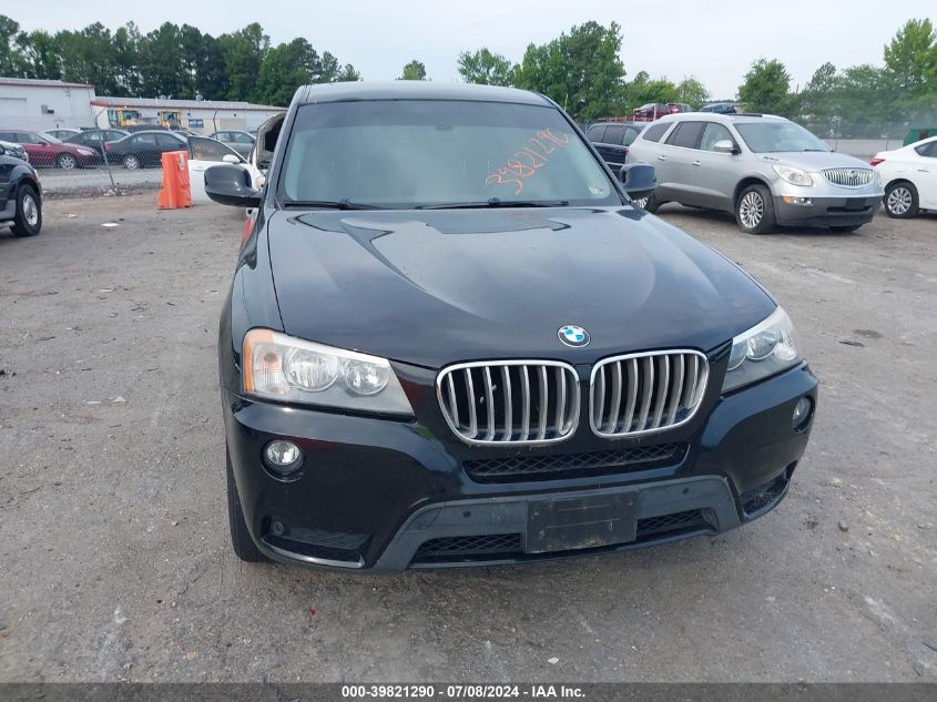 2011 BMW X3 xDrive28I VIN: 5UXWX5C59BL700268 Lot: 39821290