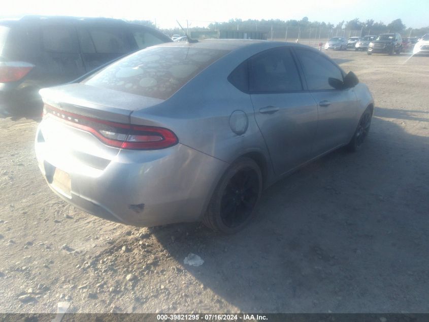 2016 Dodge Dart Sxt Sport Blacktop VIN: 1C3CDFFA6GD819381 Lot: 39821295