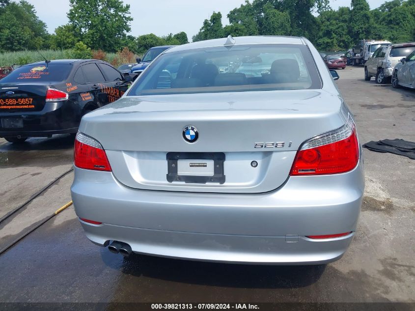 2010 BMW 528 Xi VIN: WBANV1C57AC388250 Lot: 39821313