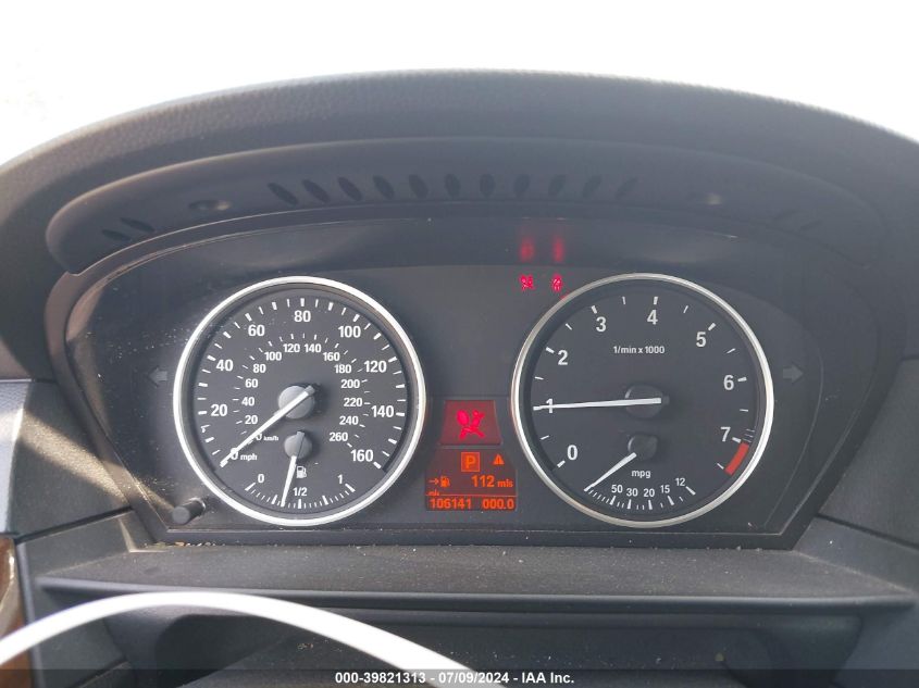 2010 BMW 528 Xi VIN: WBANV1C57AC388250 Lot: 39821313