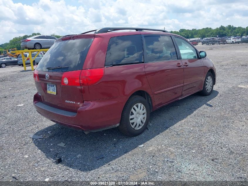 5TDZK23C59S252680 2009 Toyota Sienna Ce/Le