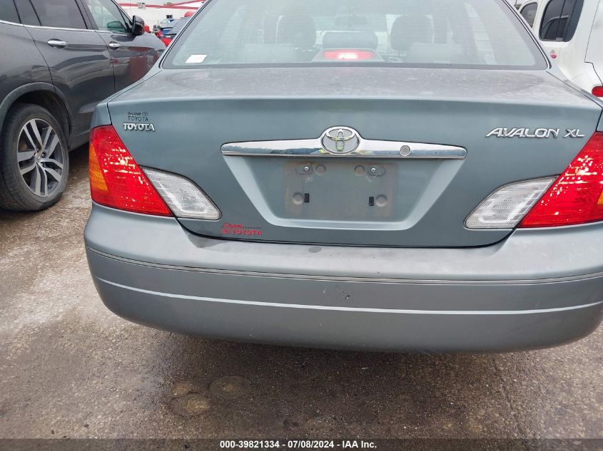 2000 Toyota Avalon Xl VIN: 4T1BF28B4YU036296 Lot: 39821334