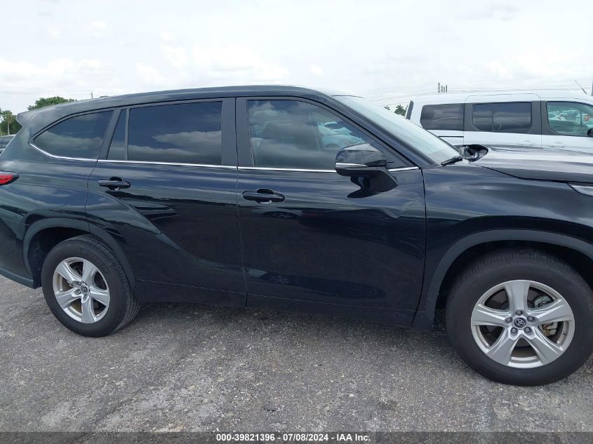 2023 Toyota Highlander L VIN: 5TDKDRAH8PS044793 Lot: 39821396
