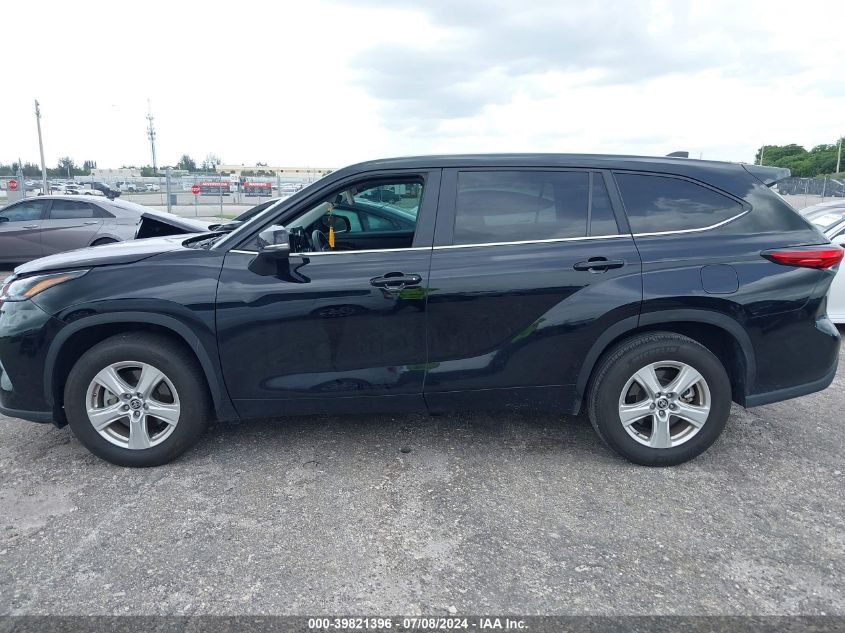 2023 Toyota Highlander L VIN: 5TDKDRAH8PS044793 Lot: 39821396