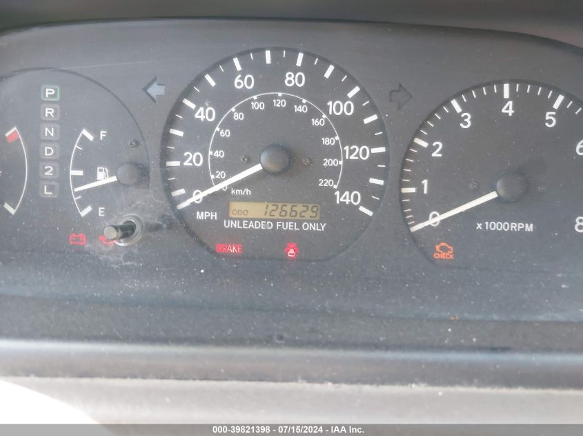 1999 Toyota Camry Le VIN: 4T1BG22K2XU476750 Lot: 39821398